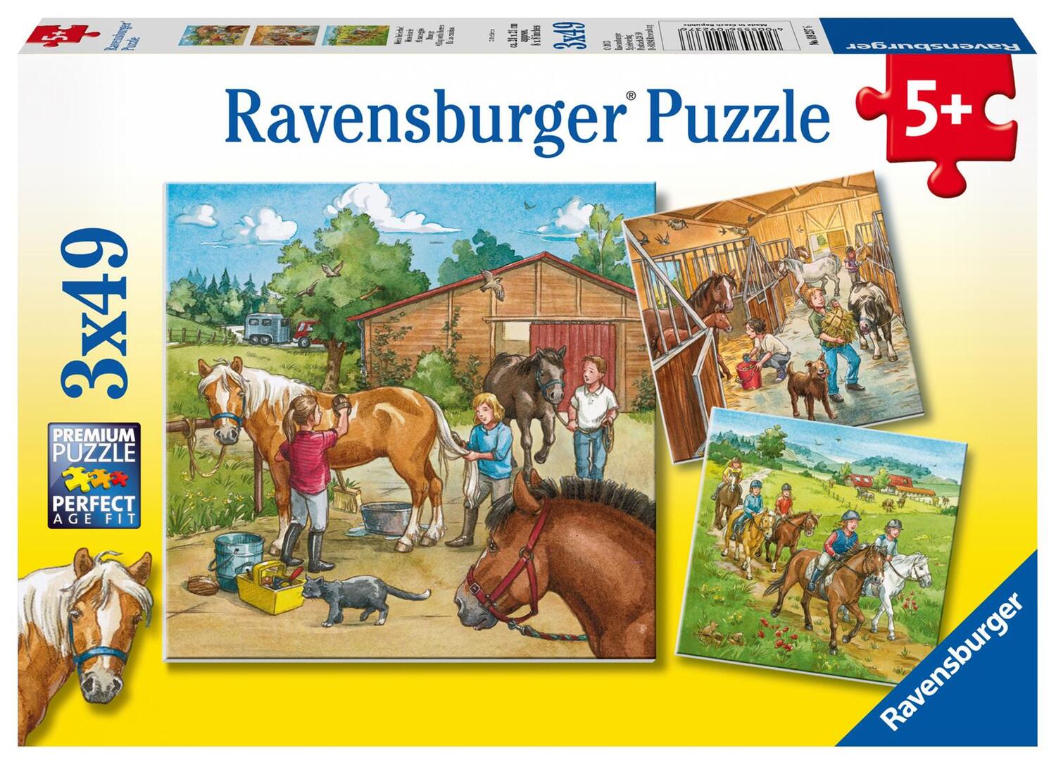 Cover: 4005556092376 | Mein Reiterhof. Puzzle (3 x 49 Teile) | Spiel | Deutsch | 2011