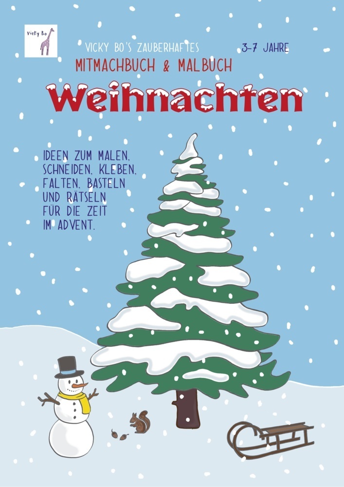 Cover: 9783944956114 | Vicky Bo's zauberhaftes Mitmachbuch &amp; Malbuch Weihnachten | Vicky Bo