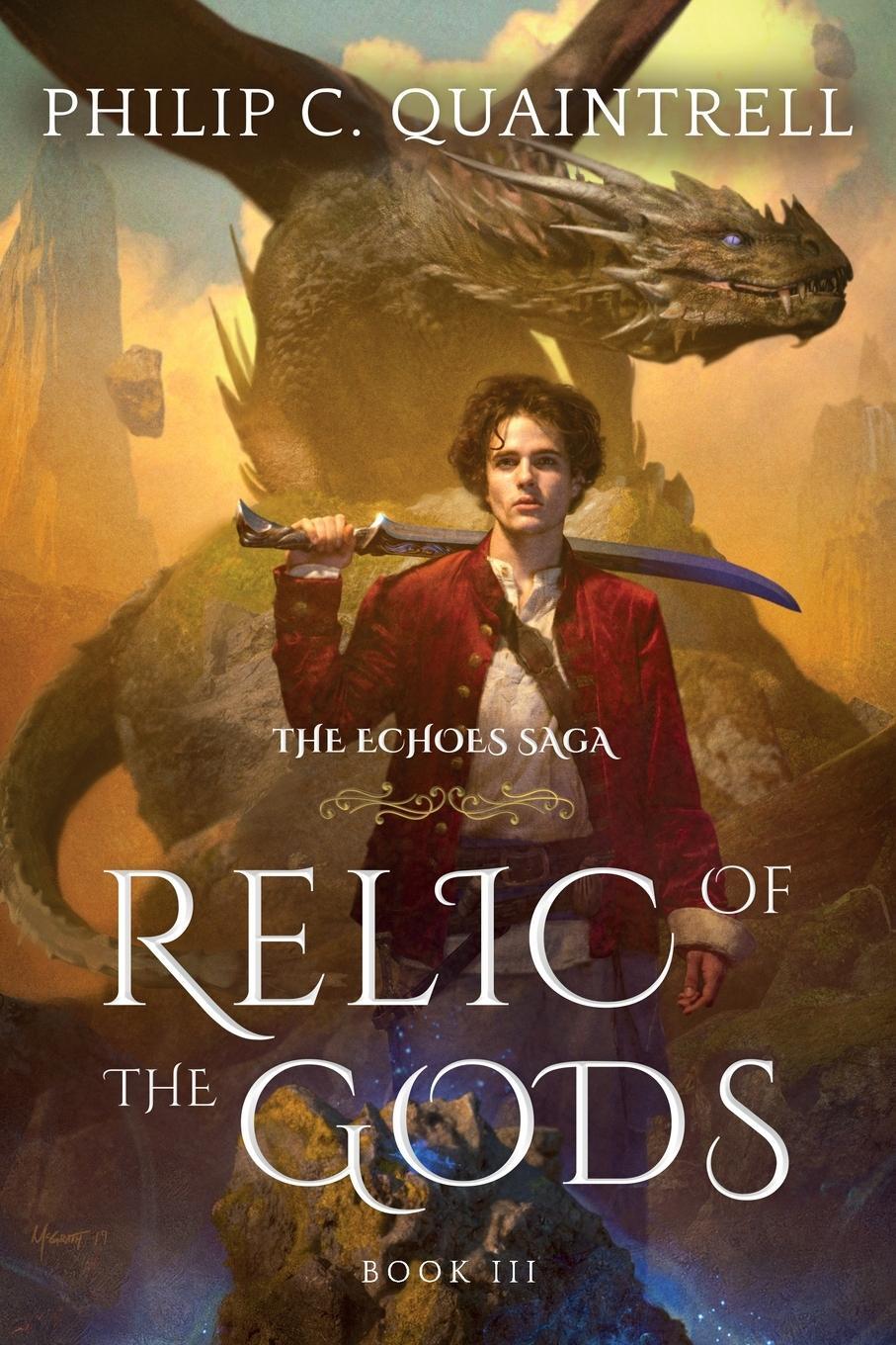 Cover: 9781916610026 | Relic of the Gods | (The Echoes Saga: Book 3) | Philip C. Quaintrell