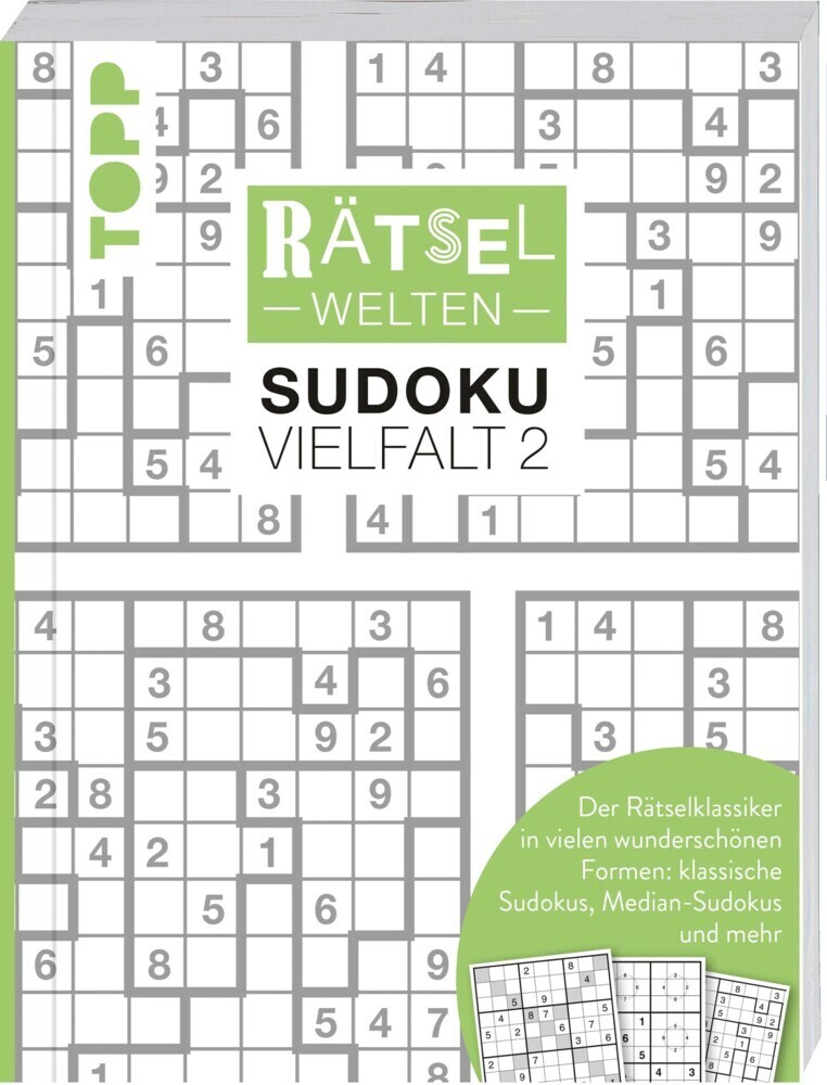 Cover: 9783772446795 | Rätselwelten - Sudoku Vielfalt 2 Der Rätselklassiker in vielen...
