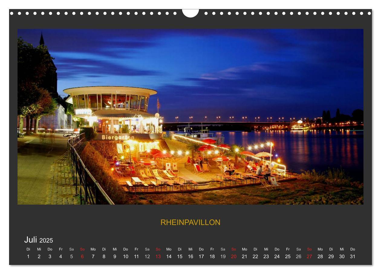 Bild: 9783435829682 | BONNER NACHTFARBEN (Wandkalender 2025 DIN A3 quer), CALVENDO...