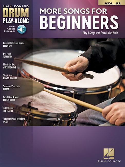 Cover: 888680753337 | More Songs for Beginners | Drum Play-Along Volume 52 | Taschenbuch