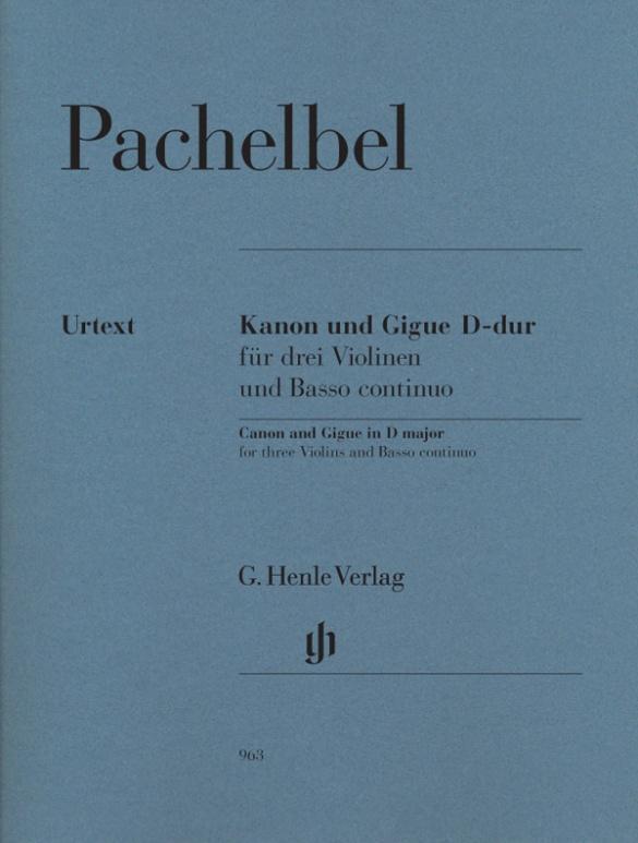 Cover: 9790201809632 | Pachelbel, Johann - Kanon und Gigue D-dur für drei Violinen und...