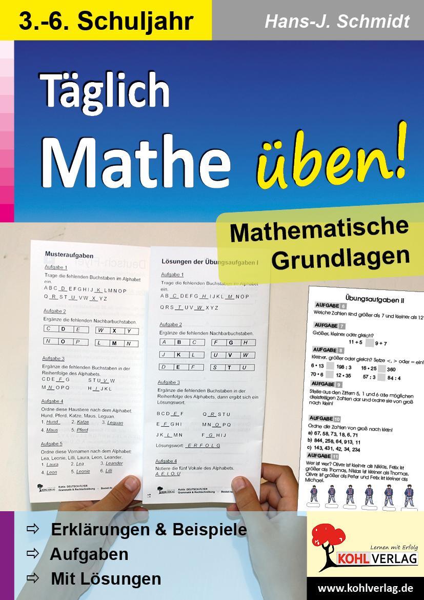 Cover: 9783966242905 | Täglich Mathe üben! | Mathematische Grundkenntnisse | Hans-J. Schmidt