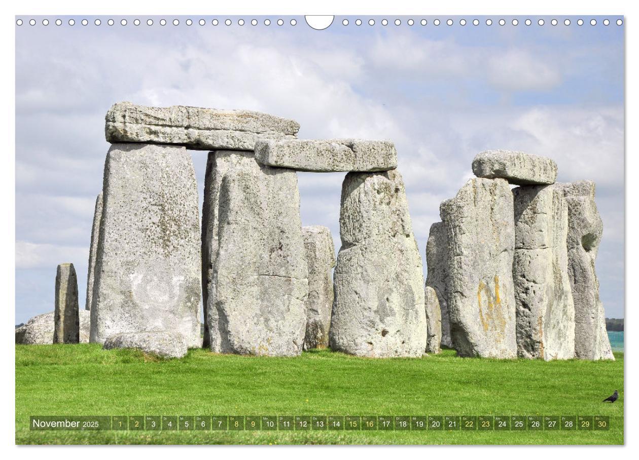 Bild: 9783383918155 | Geheimnisvolles Stonehenge (Wandkalender 2025 DIN A3 quer),...