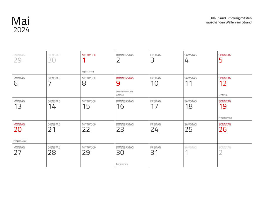 Bild: 9783966646444 | Nordsee Kalender 2024 | Eintragkalender mit 12 stimmungsvollen Motiven