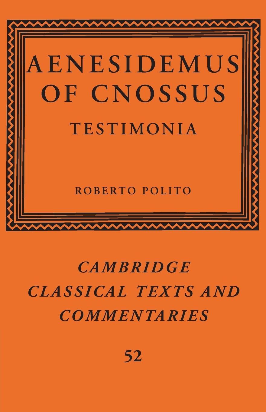 Cover: 9781009014885 | Aenesidemus of Cnossus | Roberto Polito | Taschenbuch | Paperback