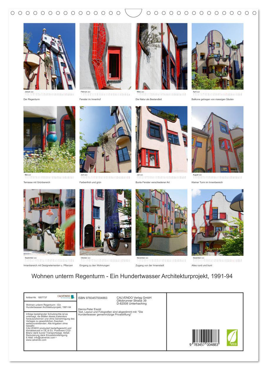 Bild: 9783457004883 | Wohnen unterm Regenturm - Ein Hundertwasser Architekturprojekt,...