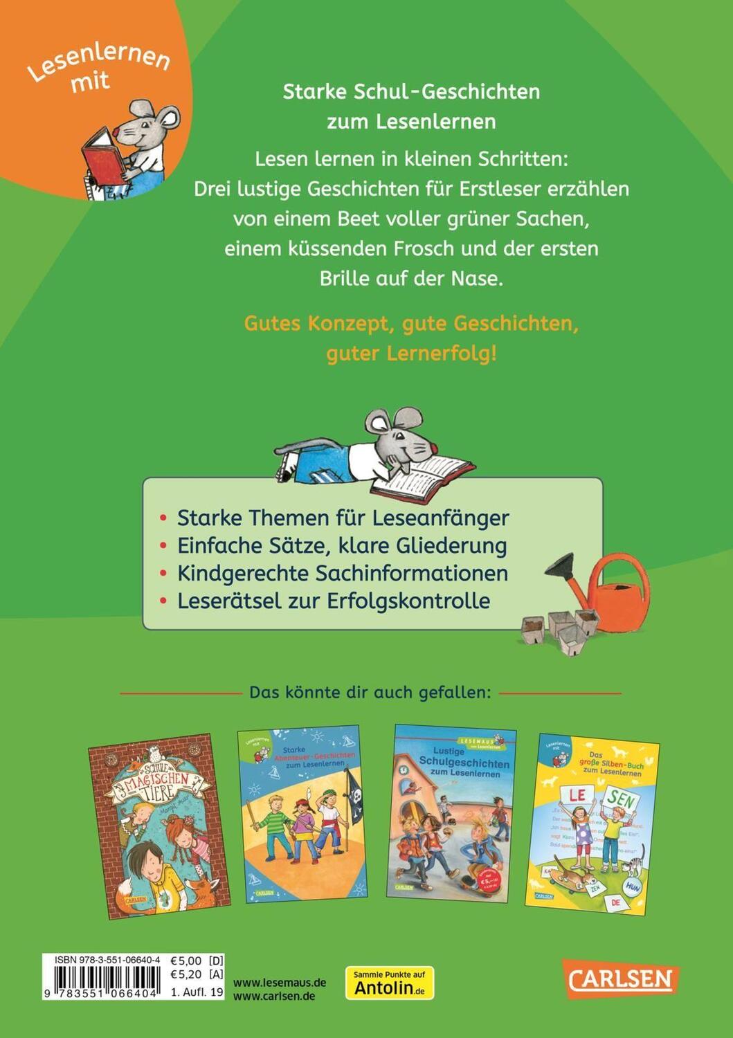 Rückseite: 9783551066404 | Starke Schul-Geschichten zum Lesenlernen | Christian Tielmann | Buch