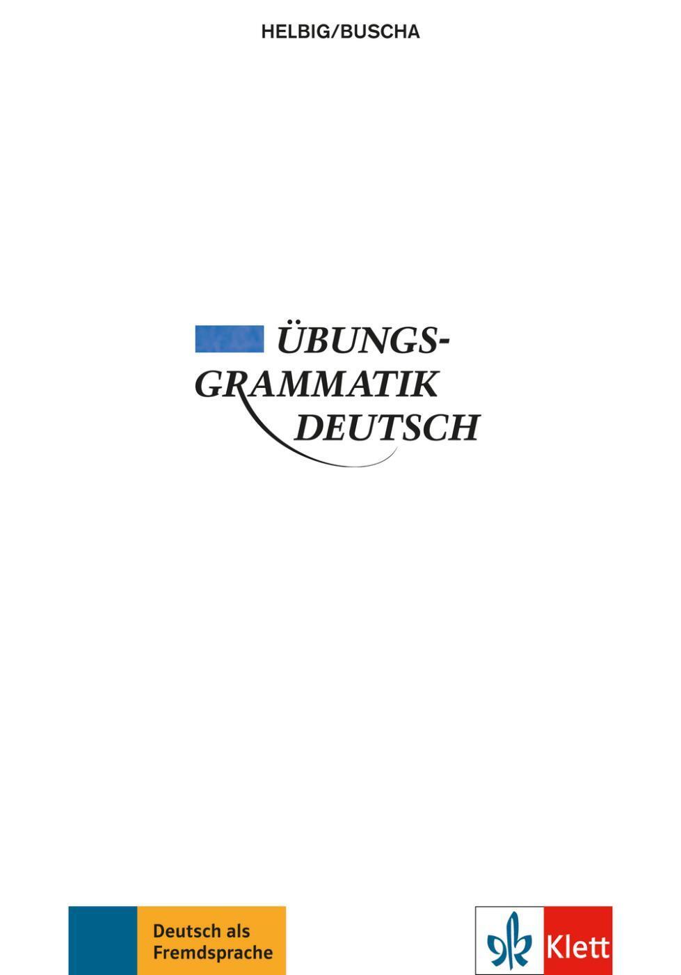 Cover: 9783126063661 | Übungsgrammatik Deutsch | Gerhard Helbig (u. a.) | Buch | 384 S.