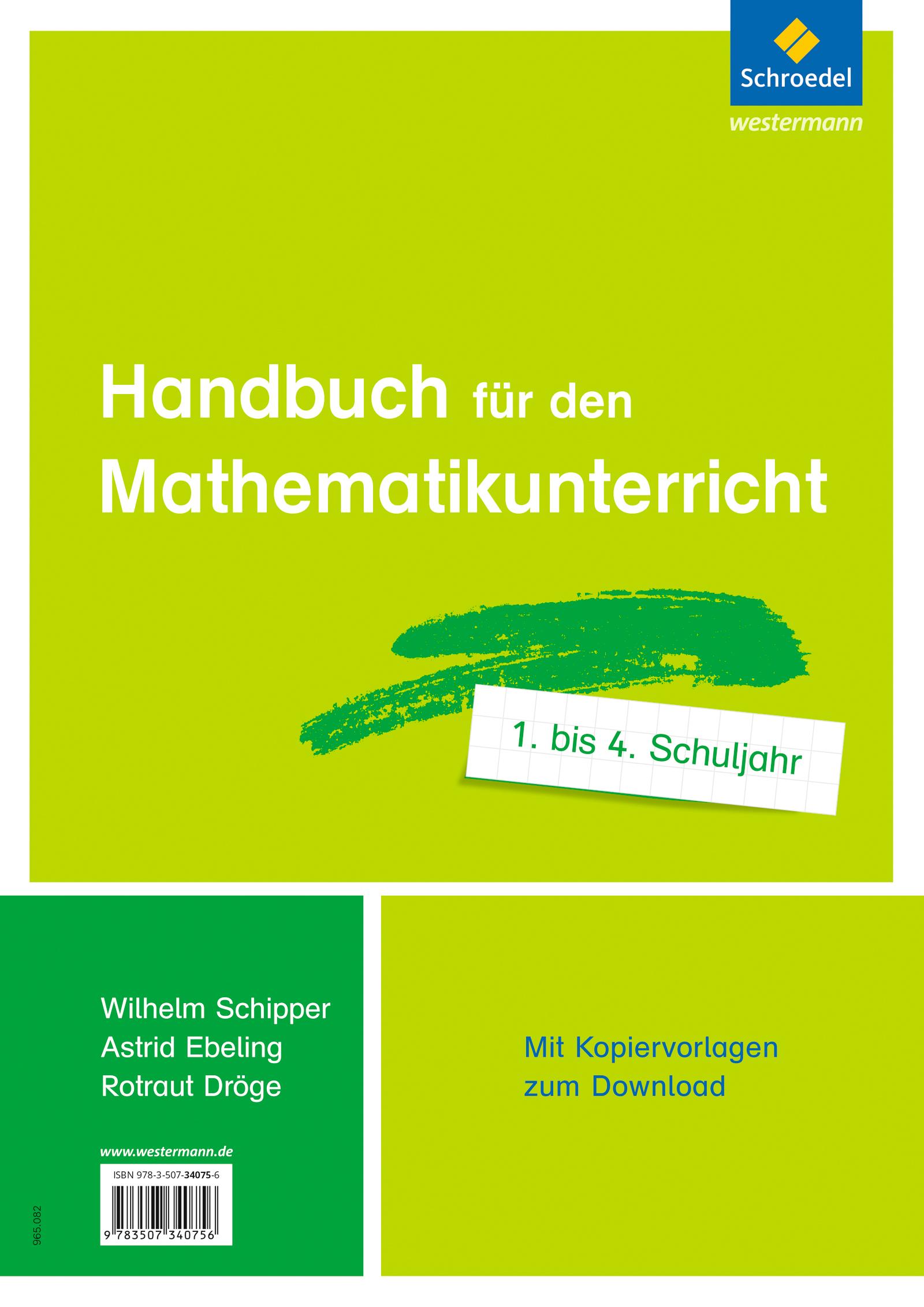 Cover: 9783507340756 | Handbuch für den Mathematikunterricht an Grundschulen | Dröge (u. a.)