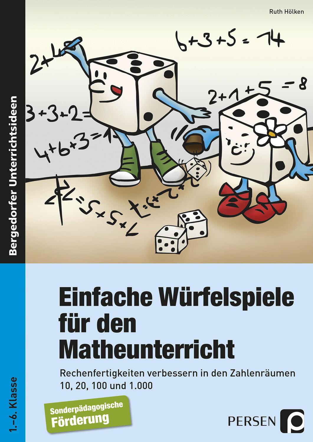 Cover: 9783403230823 | Einfache Würfelspiele für den Mathematikunterricht | Ruth Hölken