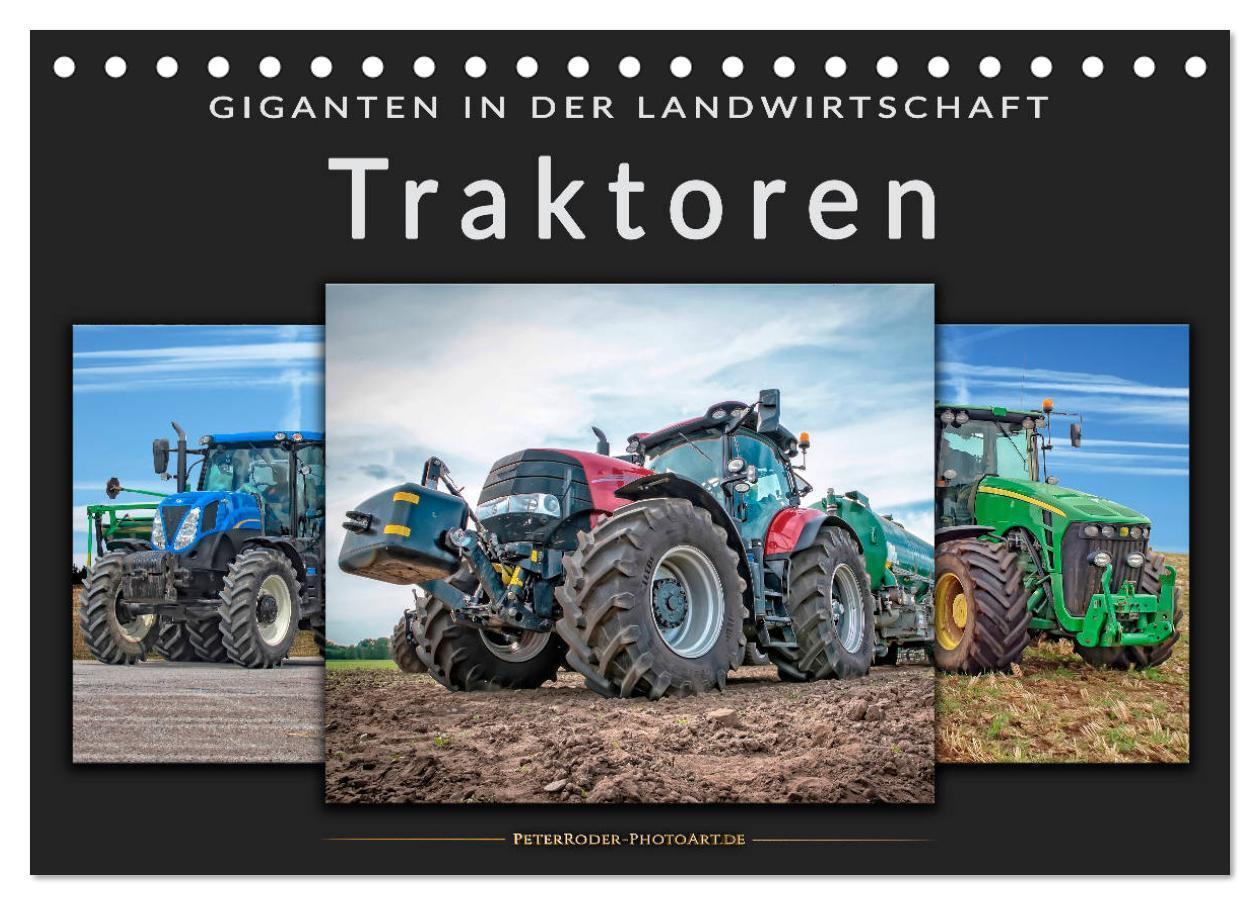 Cover: 9783675569171 | Traktoren - Giganten in der Landwirtschaft (Tischkalender 2024 DIN...