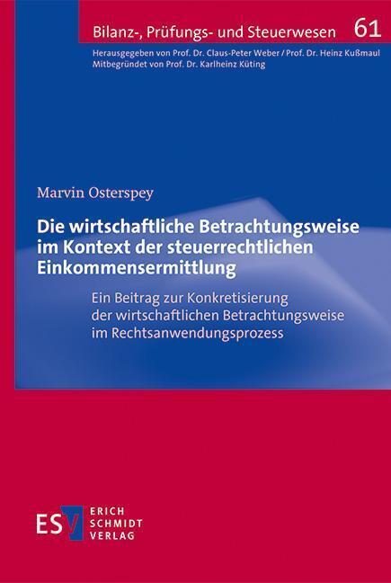 Cover: 9783503236237 | Die wirtschaftliche Betrachtungsweise im Kontext der...