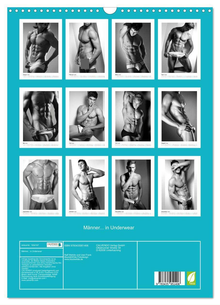 Bild: 9783435951406 | Männer... in Underwear (Wandkalender 2025 DIN A3 hoch), CALVENDO...