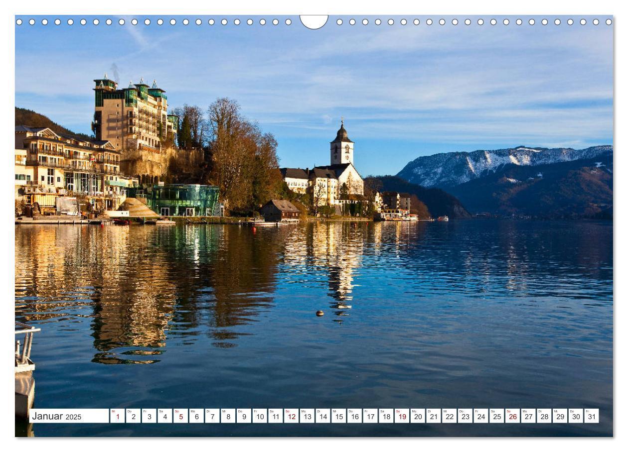 Bild: 9783435386123 | Der schöne Wolfgangsee im Salzkammergut (Wandkalender 2025 DIN A3...