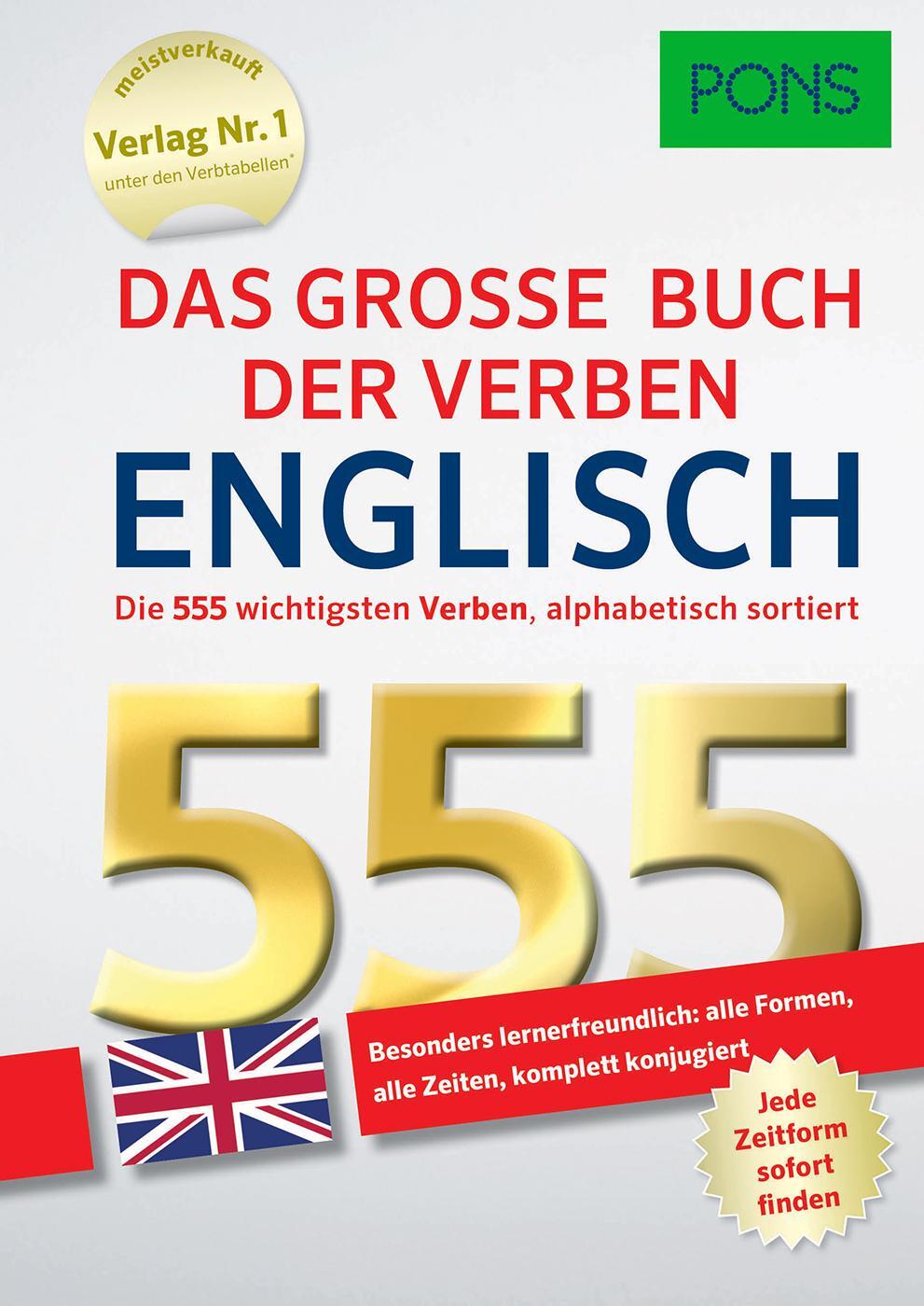 Cover: 9783125621435 | PONS Das große Buch der Verben Englisch | Buch | PONS 555 Verben