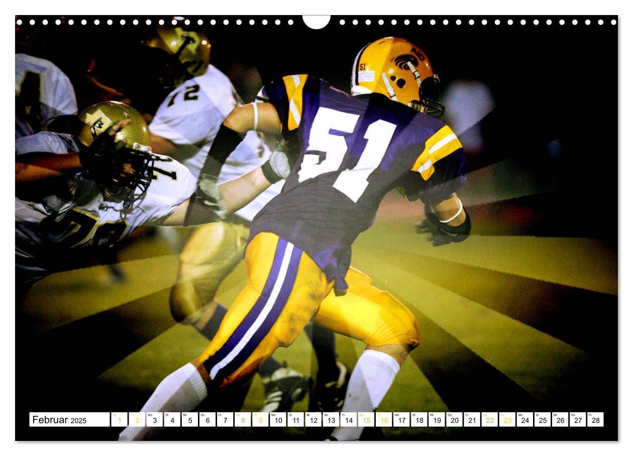 Bild: 9783435450596 | HEROES - American Football (Wandkalender 2025 DIN A3 quer),...