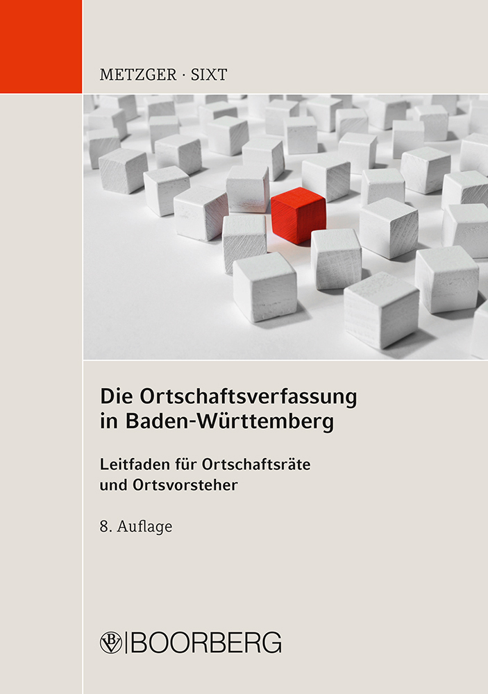 Cover: 9783415065437 | Die Ortschaftsverfassung in Baden-Württemberg | Paul Metzger (u. a.)