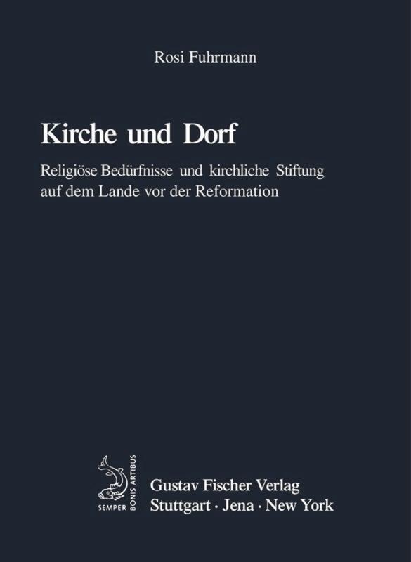 Cover: 9783828253667 | Kirche und Dorf | Rosi Fuhrmann | Buch | ISSN | 506 S. | Deutsch