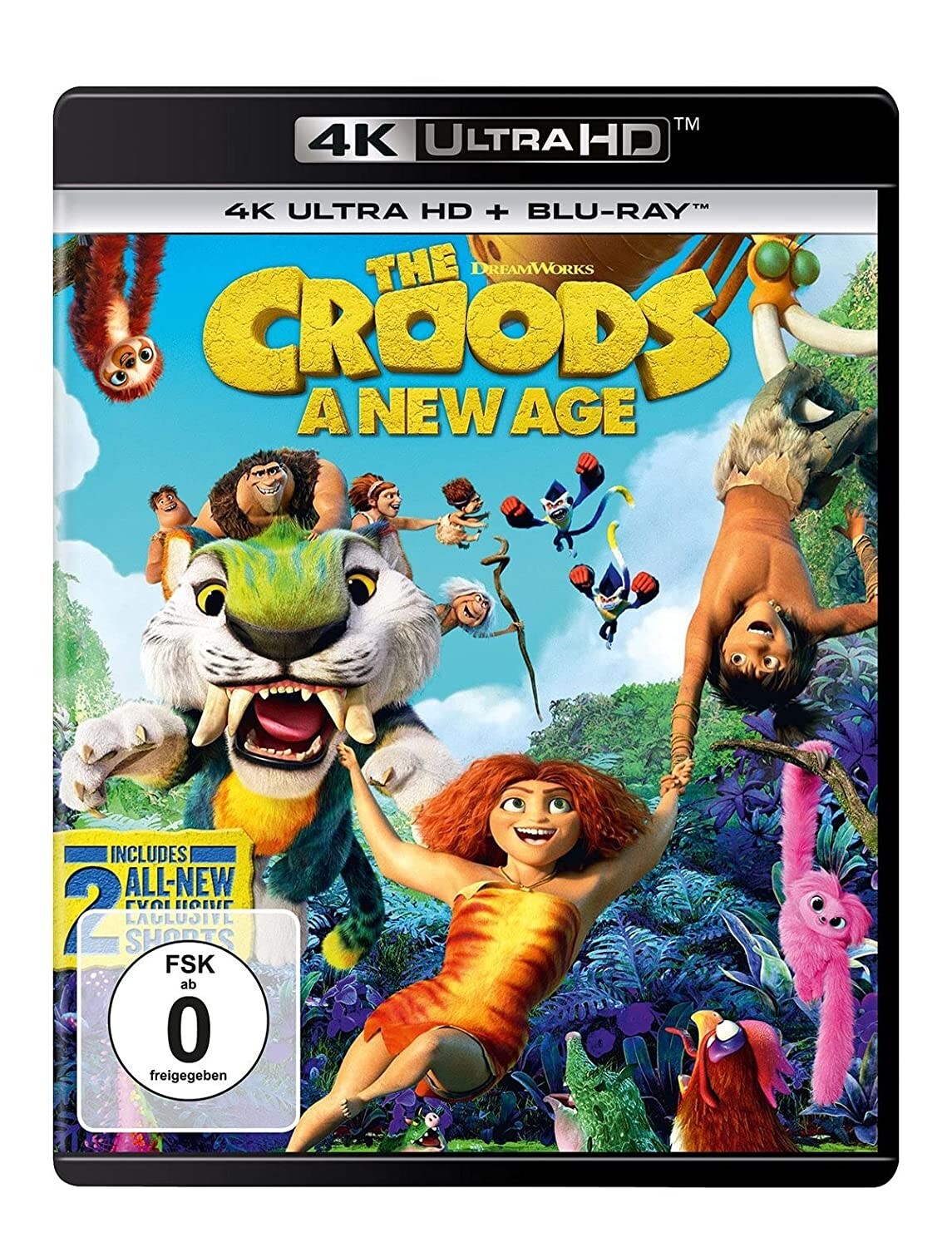 Cover: 5053083232184 | Die Croods - Alles auf Anfang | 4K Ultra HD Blu-ray + Blu-ray | DeMico