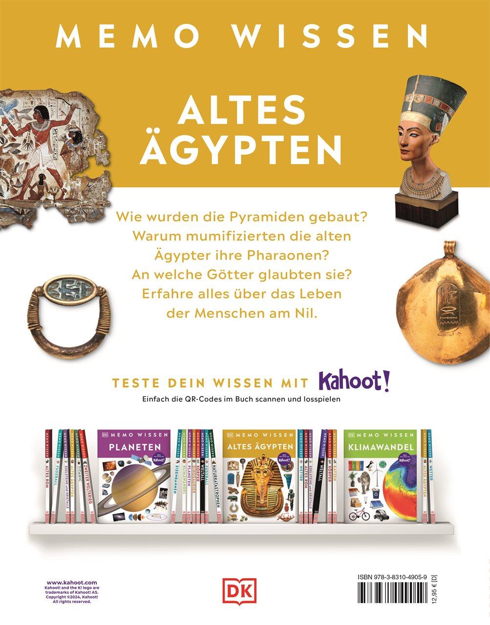 Rückseite: 9783831049059 | memo Wissen. Altes Ägypten | DK Verlag - Kids (u. a.) | Buch | 72 S.