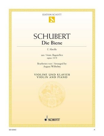 Cover: 9790001088381 | Die Biene | Franz Schubert | Buch | 8 S. | Deutsch | 1980