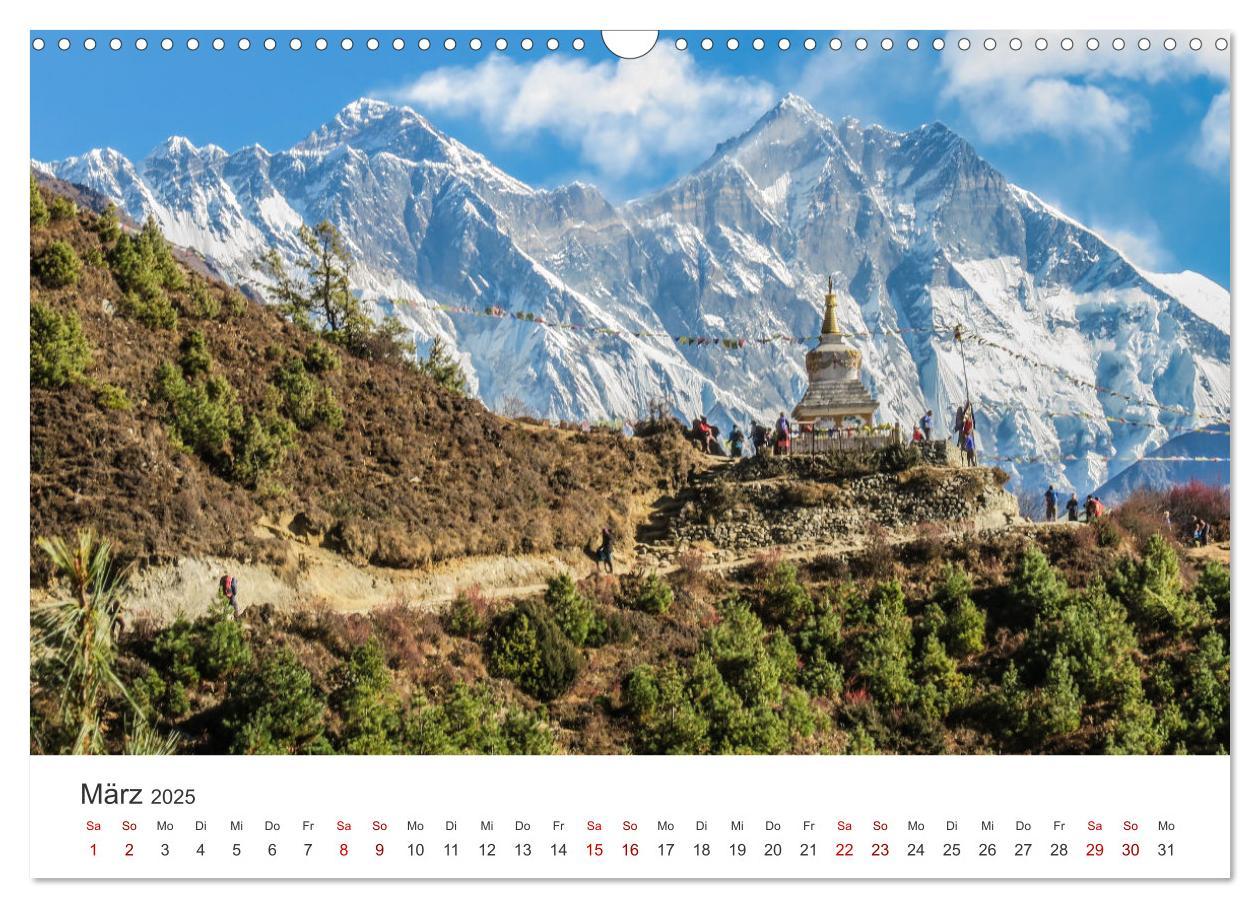 Bild: 9783435008360 | Nepal - Mitten im Himalaya (Wandkalender 2025 DIN A3 quer),...