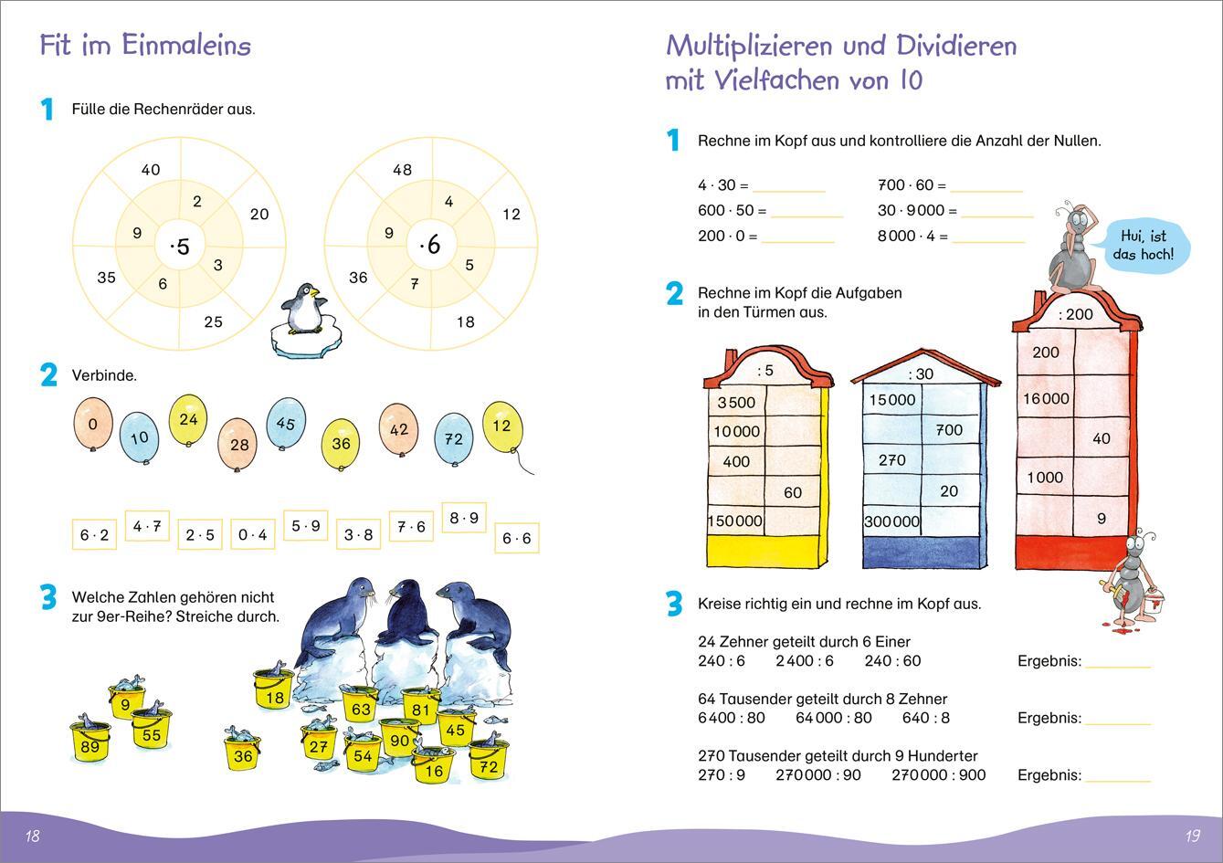 Bild: 9783788624873 | Fit für Mathe 4. Klasse. Mein Übungsheft | Andrea Tonte | Broschüre