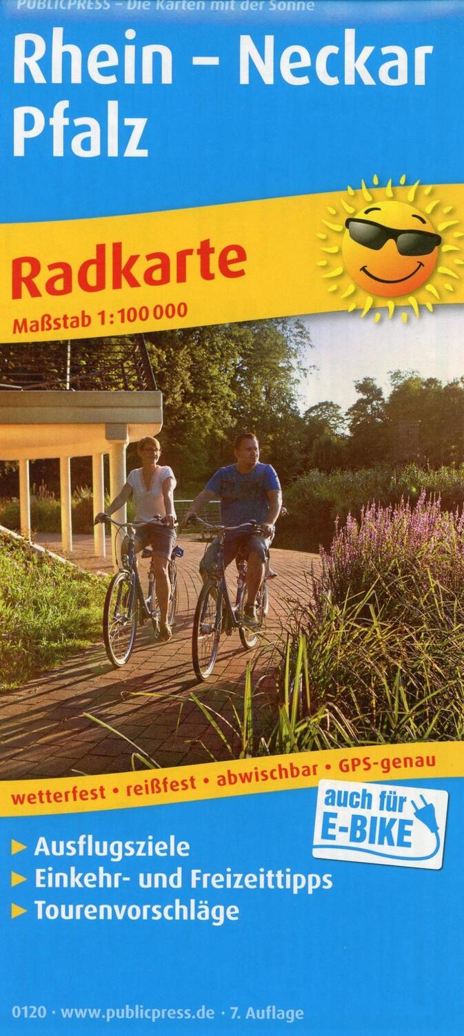 Cover: 9783747301203 | Rhein - Neckar - Pfalz 1:100 000 | (Land-)Karte | Radkarte | Deutsch