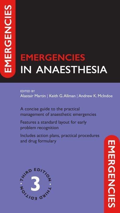 Cover: 9780198758143 | Emergencies in Anaesthesia | Alastair Martin (u. a.) | Taschenbuch