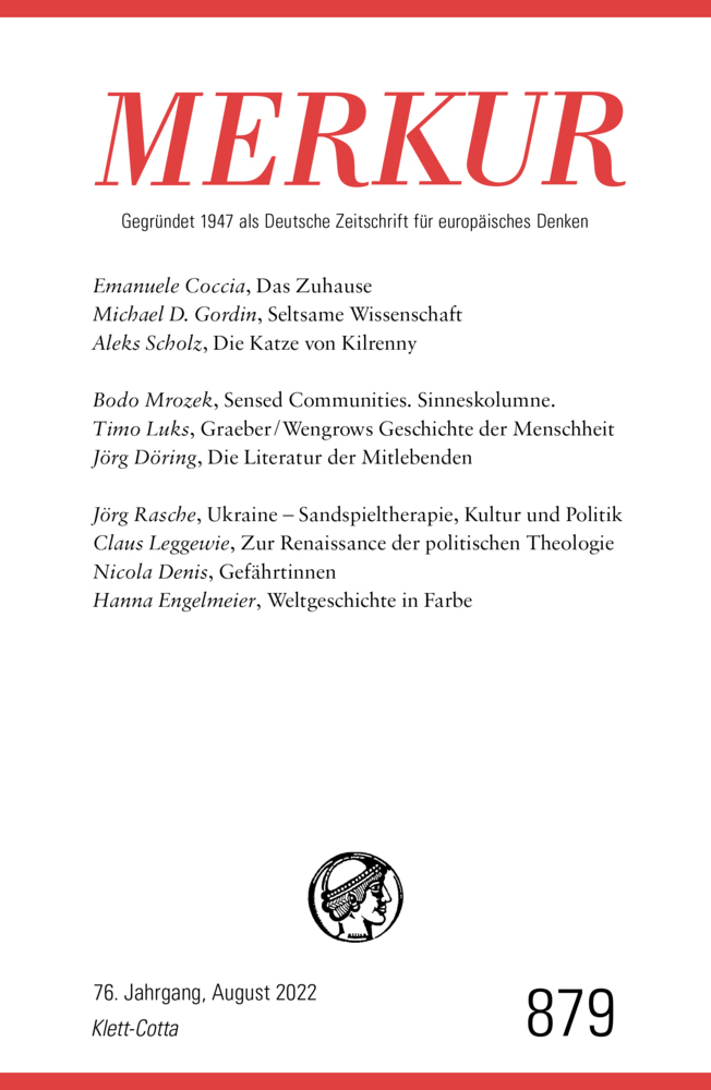 Cover: 9783608975192 | MERKUR Gegründet 1947 als Deutsche Zeitschrift für europäisches...
