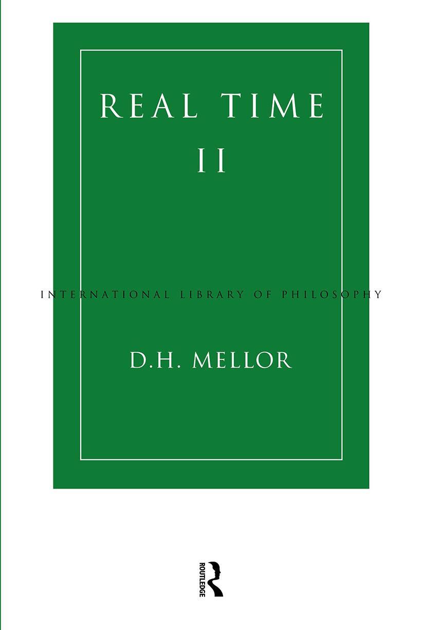Cover: 9780415097819 | Real Time II | D H Mellor | Taschenbuch | Einband - flex.(Paperback)