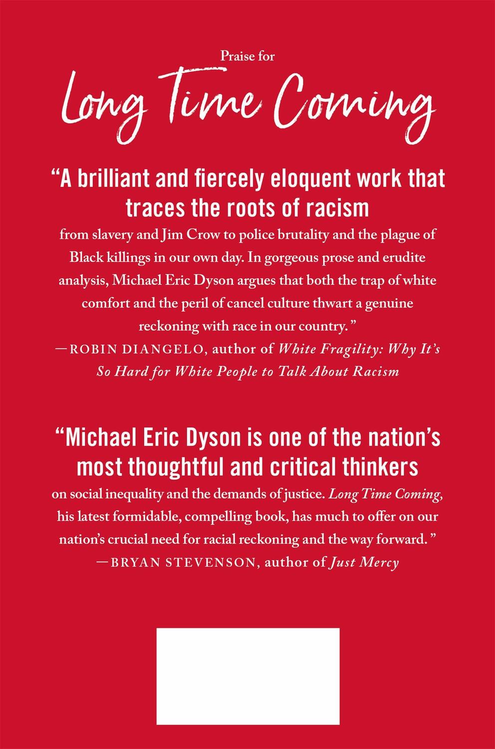 Rückseite: 9781250276759 | Long Time Coming | Reckoning with Race in America | Michael Eric Dyson