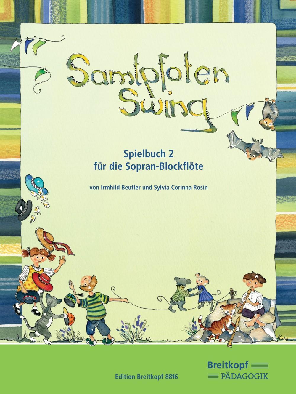Cover: 9790004183823 | Samtpfoten Swing | Spielbuch 2 für die Sopran-Blockflöte | Beutler