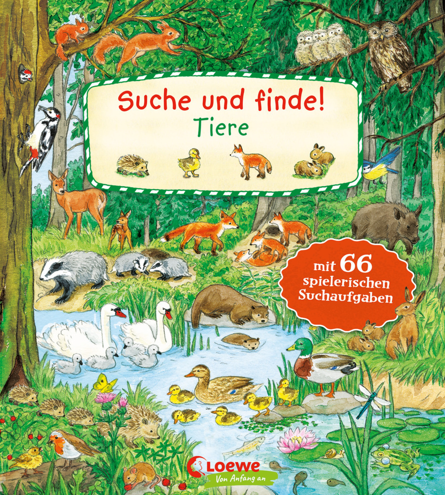 Cover: 9783743203396 | Suche und finde! - Tiere | Loewe Meine allerersten Bücher | Buch