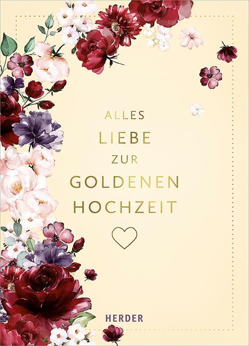 Cover: 9783451387753 | Alles Liebe zur Goldenen Hochzeit | Buch | Deutsch | 2019