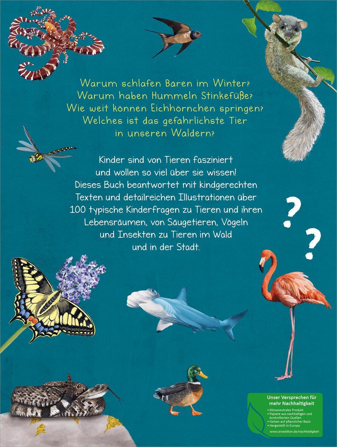 Rückseite: 9783845855394 | Was willst du wissen? Das große Fragen- und Antwortenbuch - Tiere