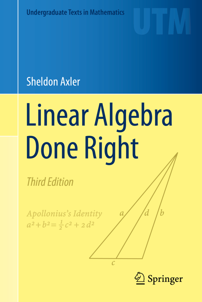 Cover: 9783319110790 | Linear Algebra Done Right | Sheldon Axler | Buch | Englisch | Springer