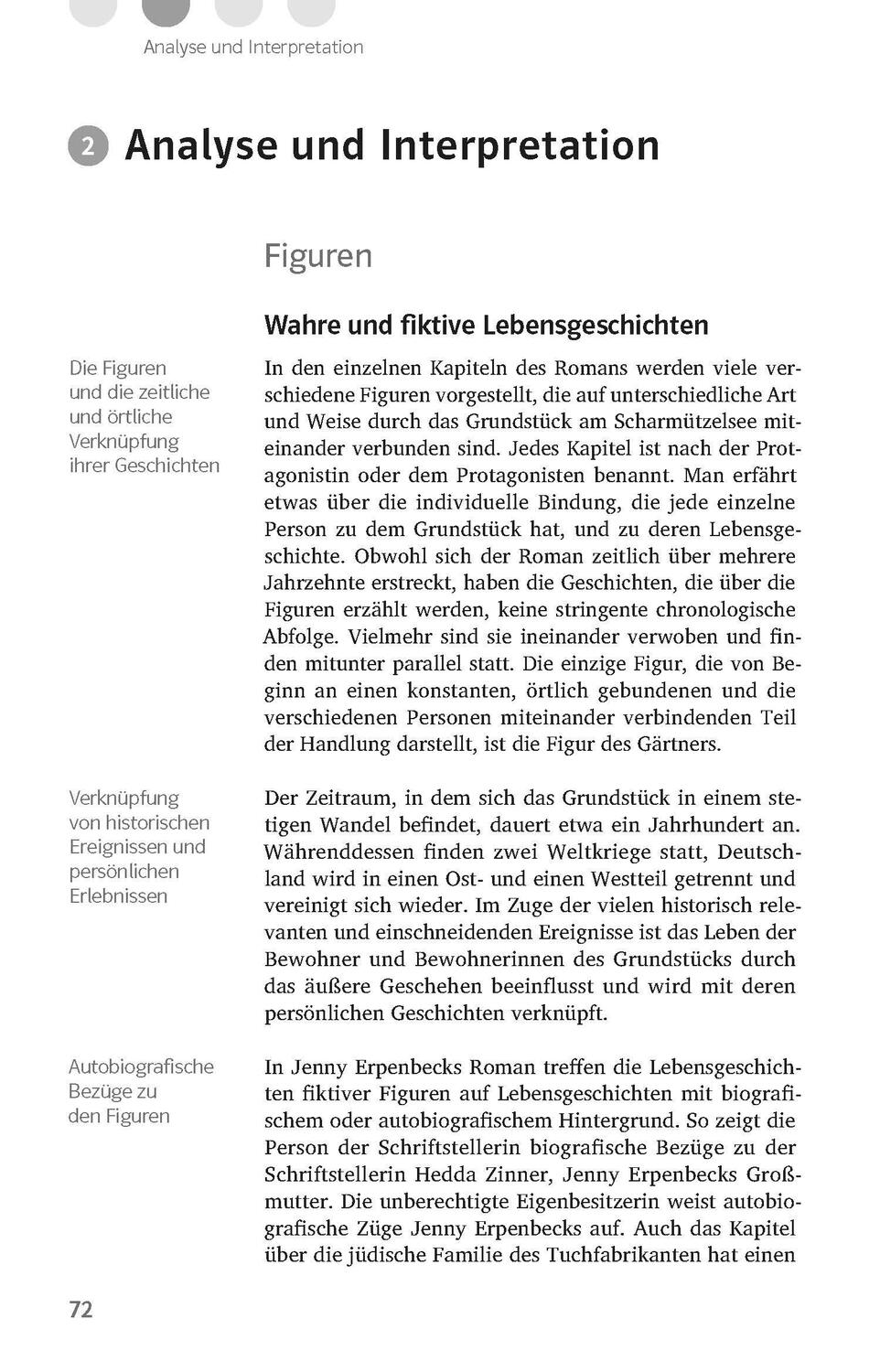 Bild: 9783129231760 | Klett Lektürehilfen Jenny Erpenbeck, Heimsuchung | Taschenbuch | 2024