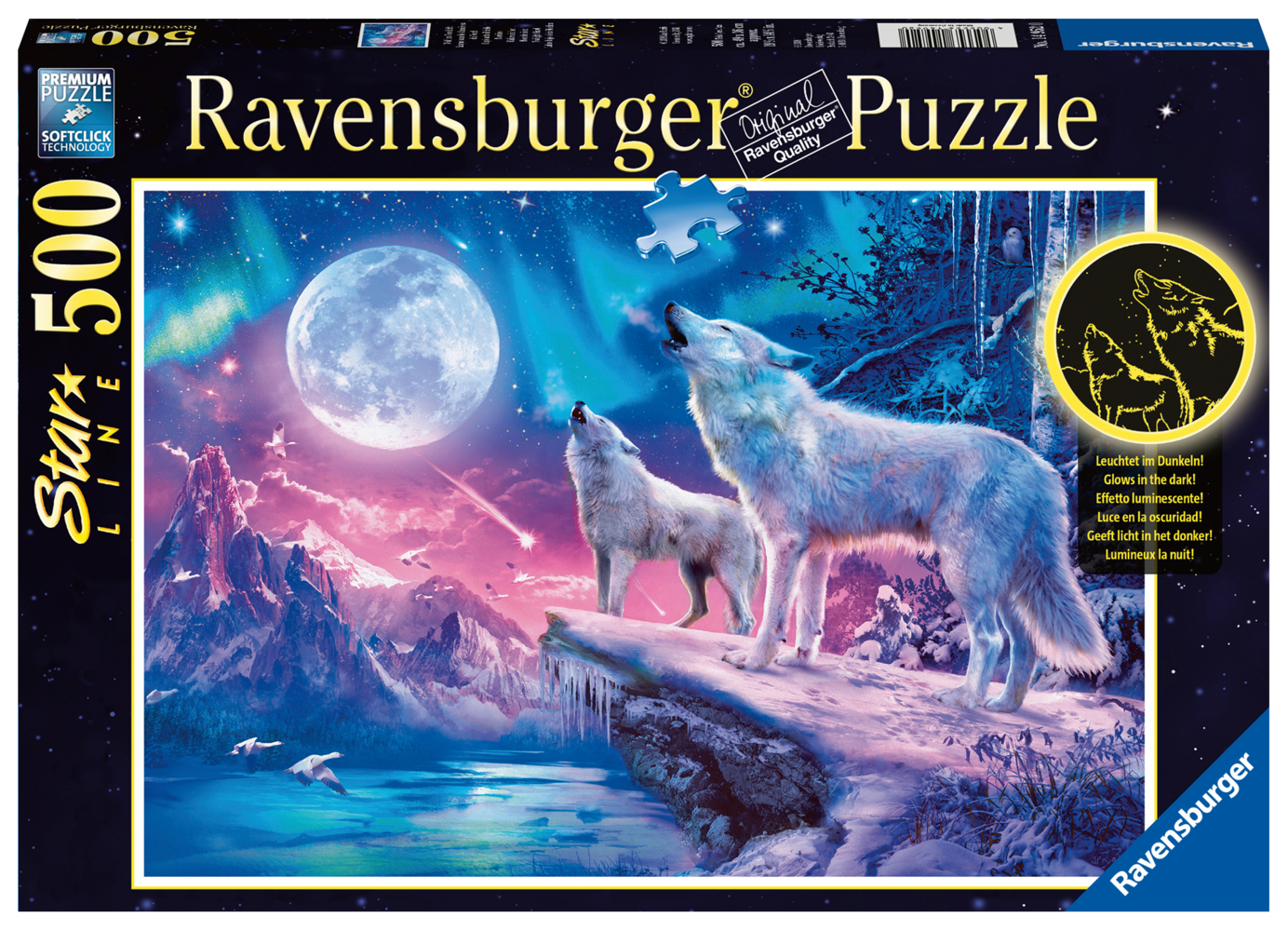 Cover: 4005556149520 | Wolf im Nordlicht (Puzzle) | Spiel | In Spielebox | 14952 | Deutsch