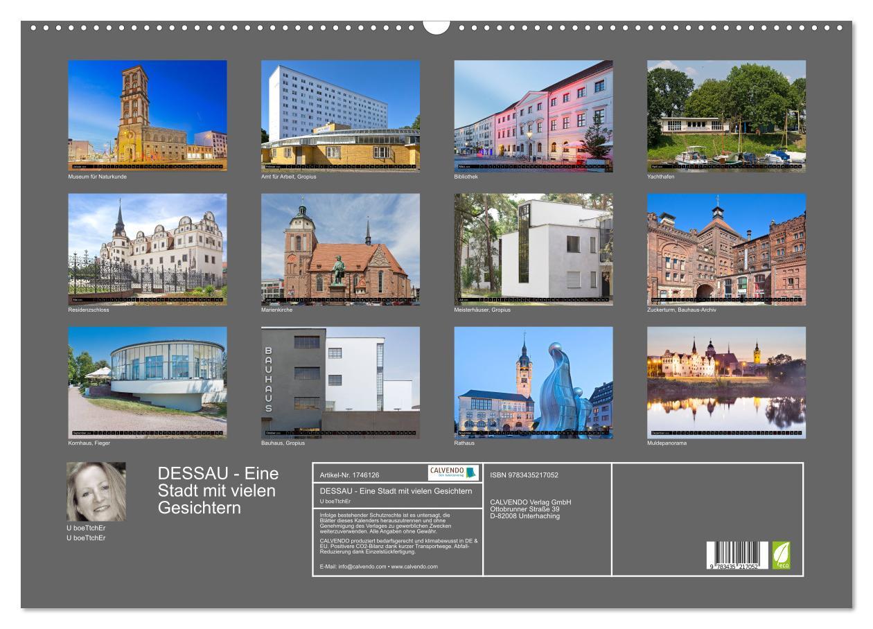 Bild: 9783435217052 | DESSAU - Eine Stadt mit vielen Gesichtern (Wandkalender 2025 DIN A2...