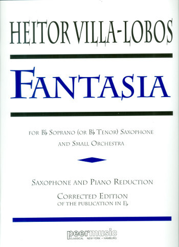 Cover: 9990050229012 | Fantasia op.630 soprano (tenor) | Heitor Villa-Lobos | Klavierauszug