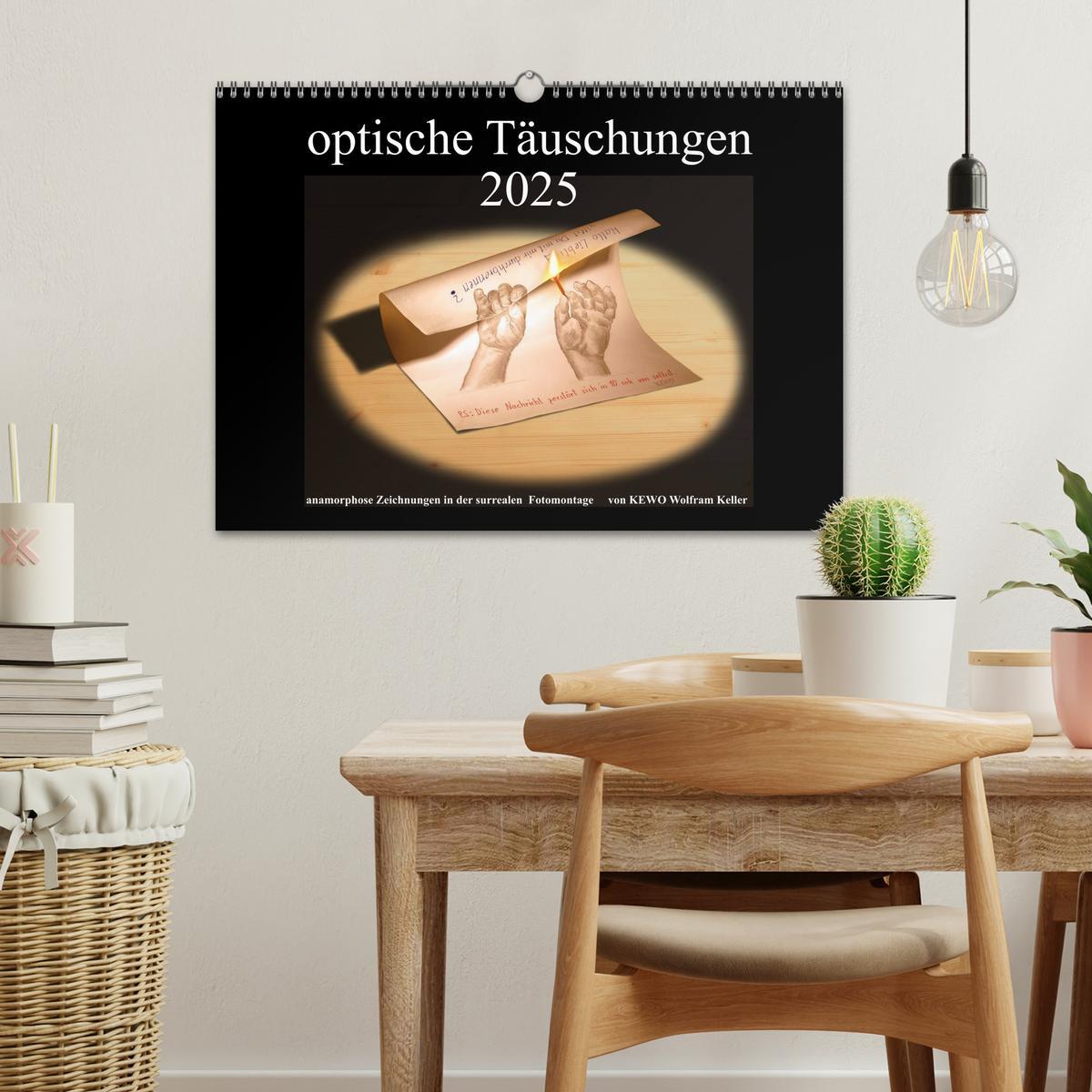 Bild: 9783435710270 | optische Täuschungen 2025 (Wandkalender 2025 DIN A3 quer), CALVENDO...