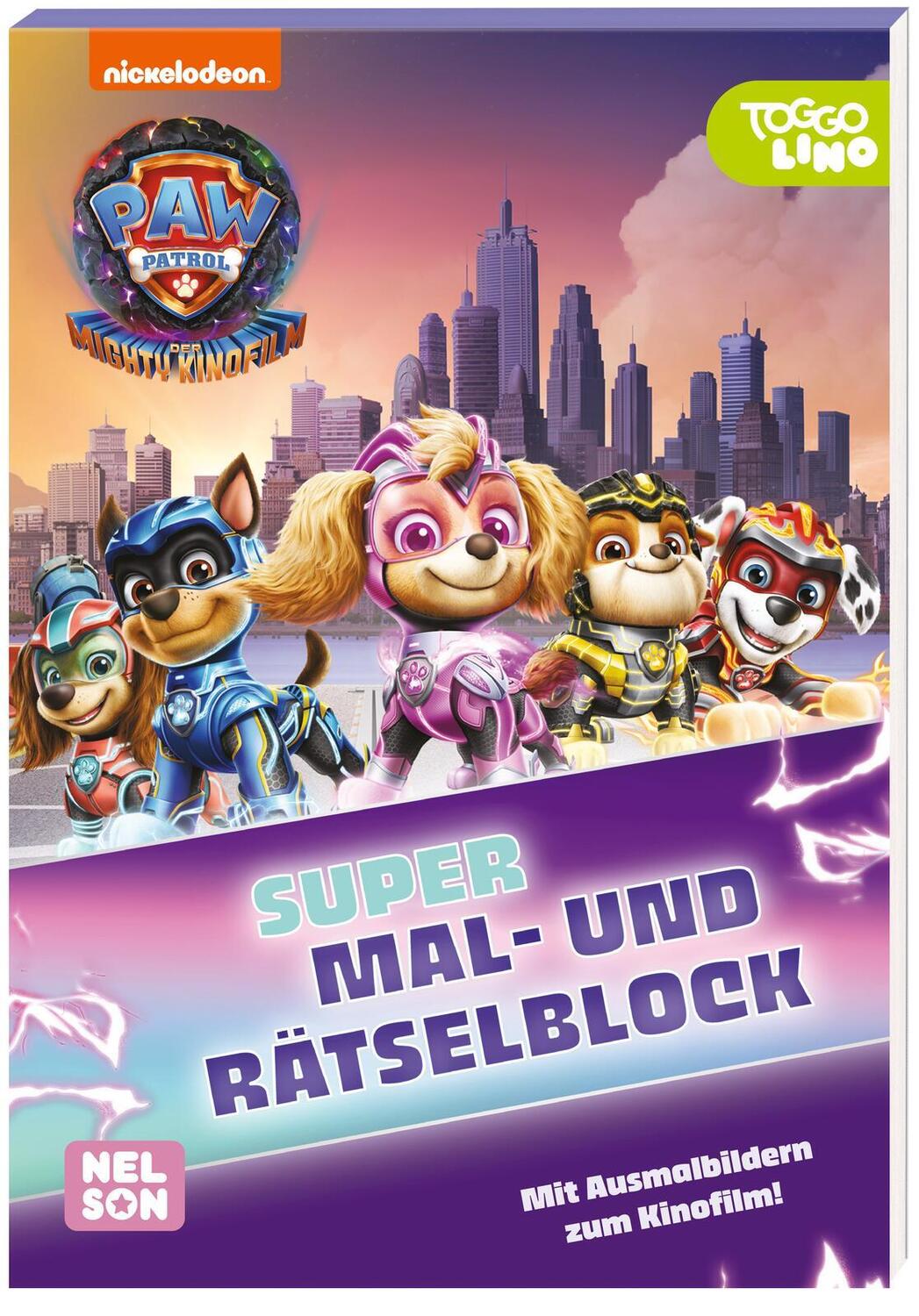 Cover: 9783845123783 | PAW Patrol - Der Mighty Kinofilm: Super Mal- und Rätselblock | Buch