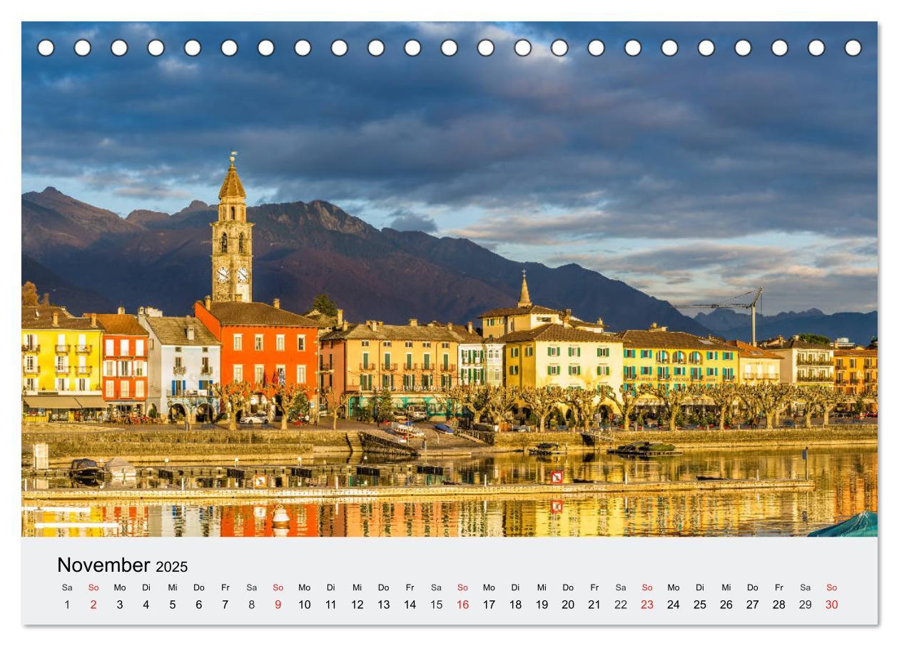 Bild: 9783435321476 | Tessin - Ticino (Tischkalender 2025 DIN A5 quer), CALVENDO...