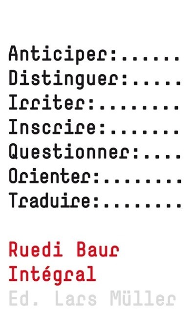 Cover: 9783037781340 | Ruedi Baur: Integral | Ruedi Baur | Buch | 480 S. | Englisch | 2009