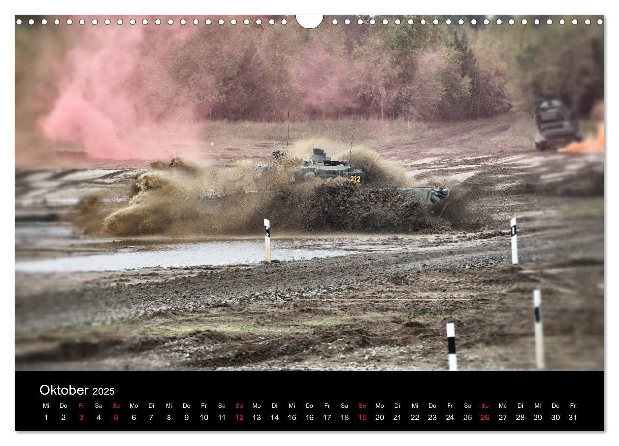 Bild: 9783435835850 | Panzerstahl auf der Heide ¿ Das Heer legt wieder los (Wandkalender...