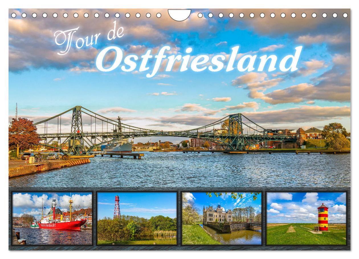 Cover: 9783675651500 | Tour de Ostfriesland (Wandkalender 2024 DIN A4 quer), CALVENDO...