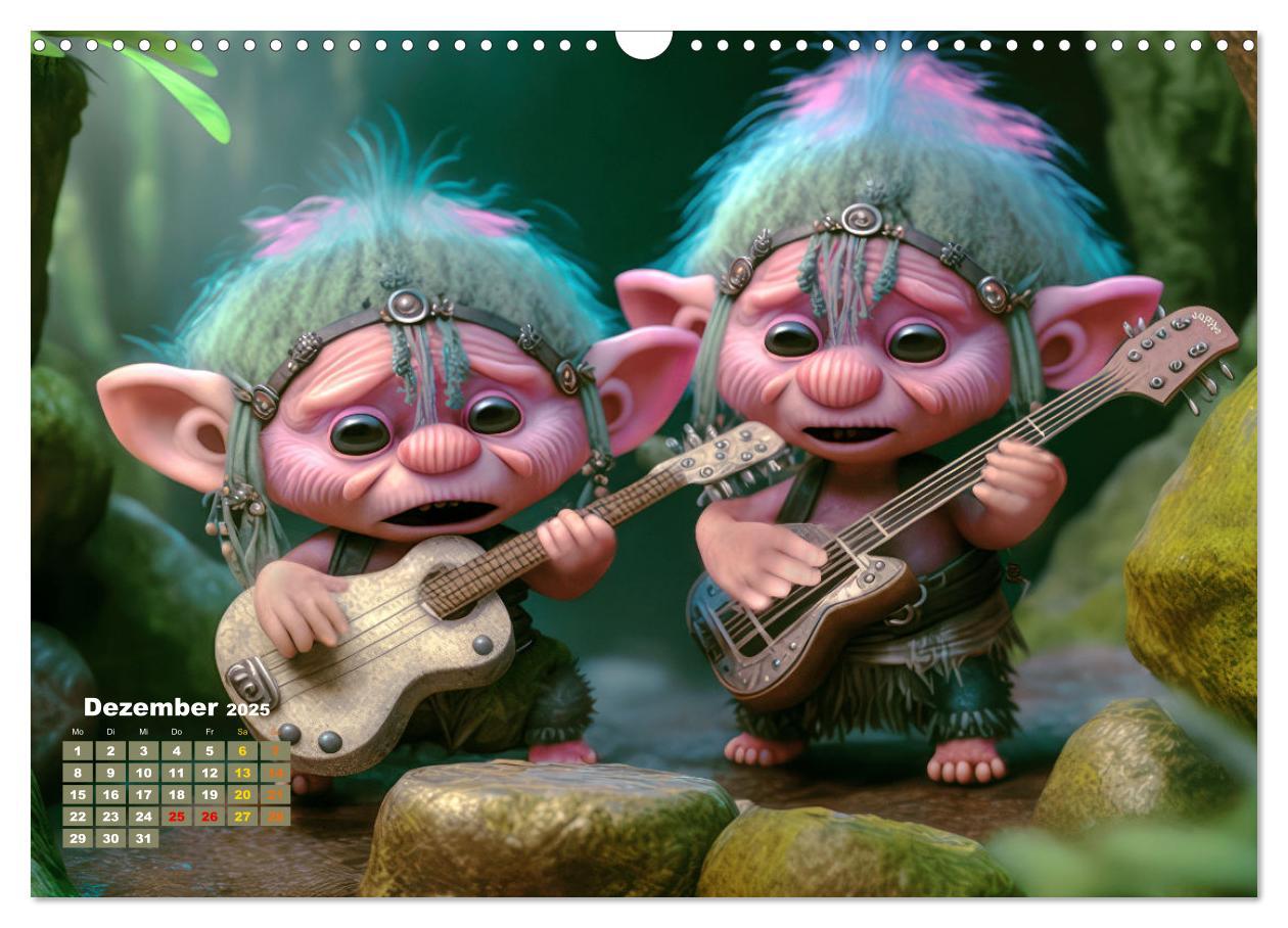 Bild: 9783383908934 | Trolls rocken ab (Wandkalender 2025 DIN A3 quer), CALVENDO...